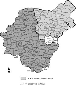Diagram 3 - Parishes covered by the RDA (Rural Development Area)